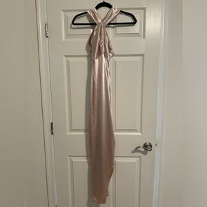 Gold formal dress